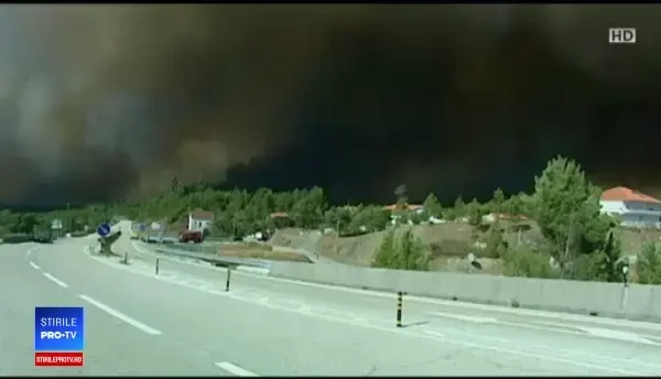 Incendii devastatoare în Portugalia: mii de oameni evacuați, drumuri închise