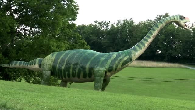 Un cunoscut om de afaceri din America și-a construit în curte un Jurassic Park