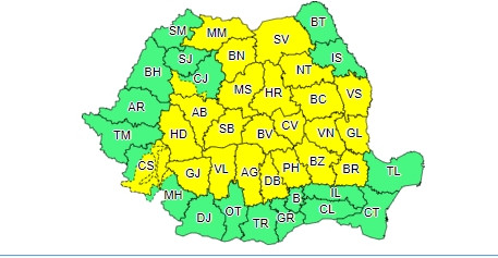 avertizare ANM 22 iulie