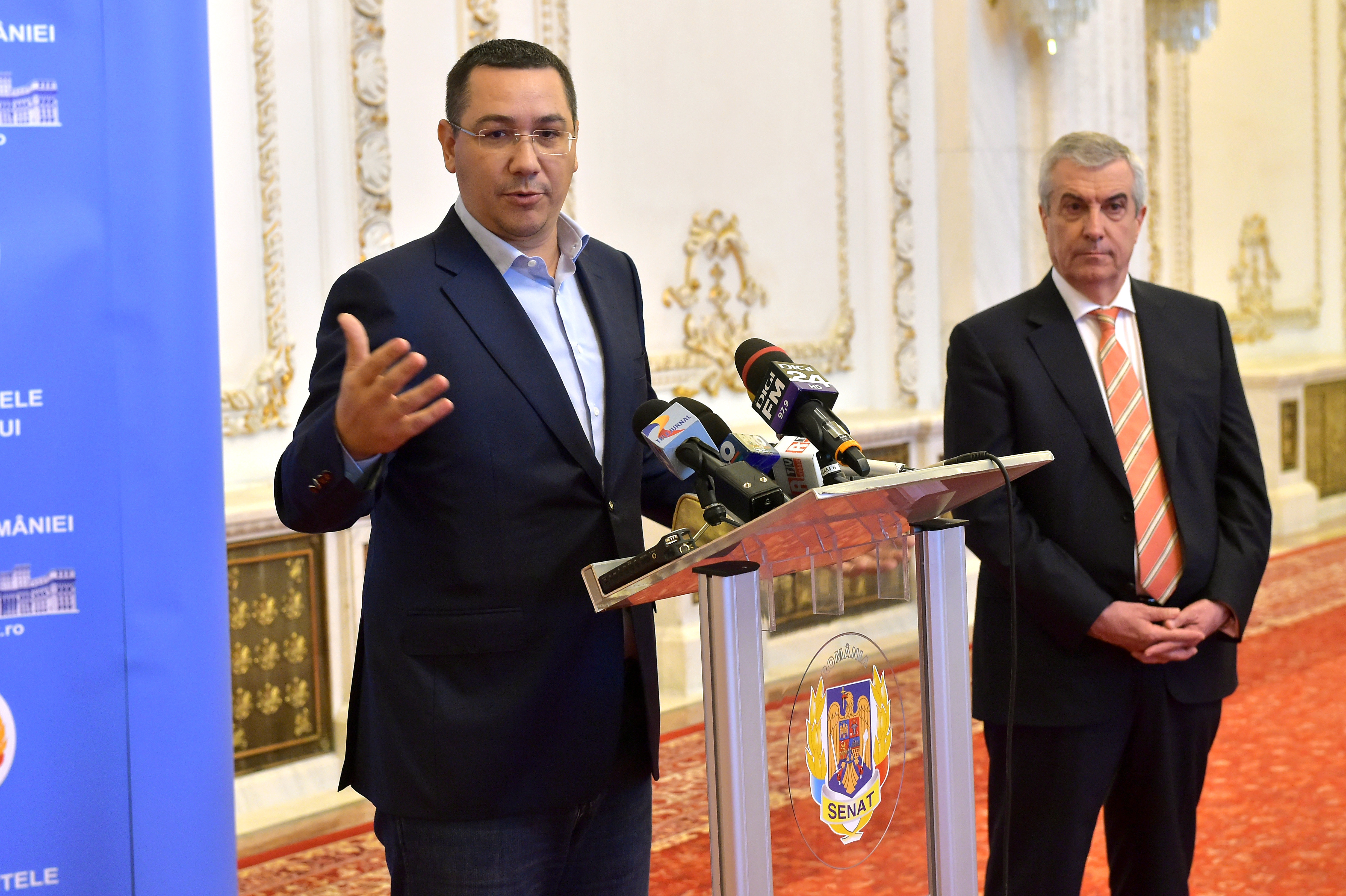 Partidele lui Ponta și Tăriceanu nu vor să mai fuzioneze: ”Diferențe doctrinare”