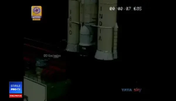 India a lansat a doua sa misiune spaţială pe Lună - Chandrayaan 2. VIDEO