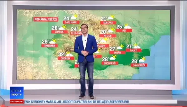 Vremea se răceşte considerabil şi vom avea parte de multe reprize de ploi zgomotoase. Prognoza meteo