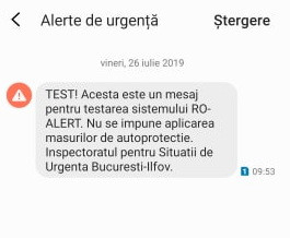 Reacția IGSU după ce mai mulți români s-au supărat pe mesajele RO-ALERT