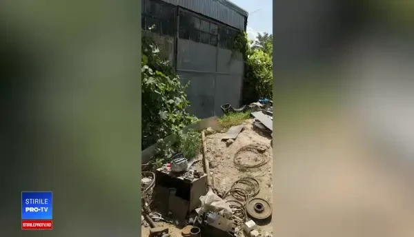 Imagini din casa suspectului din Caracal, unde au fost găsite rămășițe umane