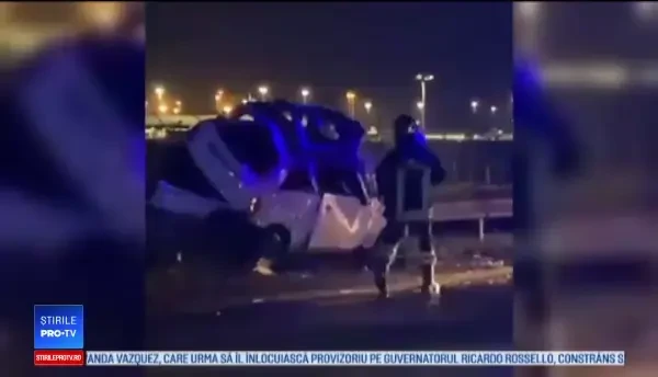 Vestul Europei, lovit de furtuni. O femeie a murit, după ce mașina a fost luată de tornadă