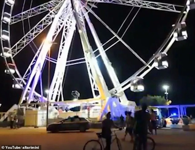 Sinucidere într-un parc de distracții din Italia. Un bărbat s-a aruncat de pe roată. VIDEO