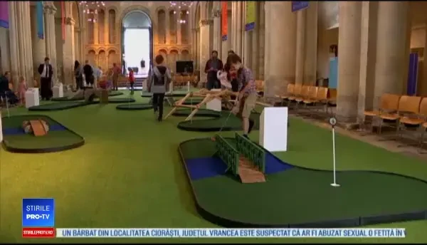 Catedrală transformată în teren de golf, la cererea arhiepiscopului. Motivul invocat