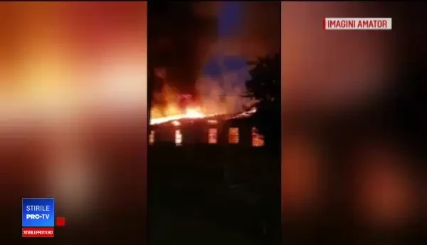 Incendiu la o fabrică de sârmă din Alba. Martoră: "Am auzit o bubuitură"