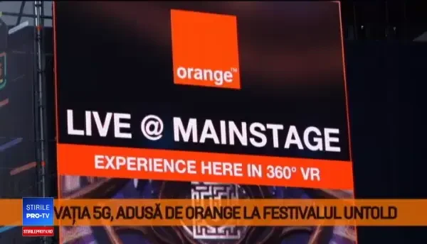 (P) Inovaţia 5G, adusă de Orange la festivalul Untold