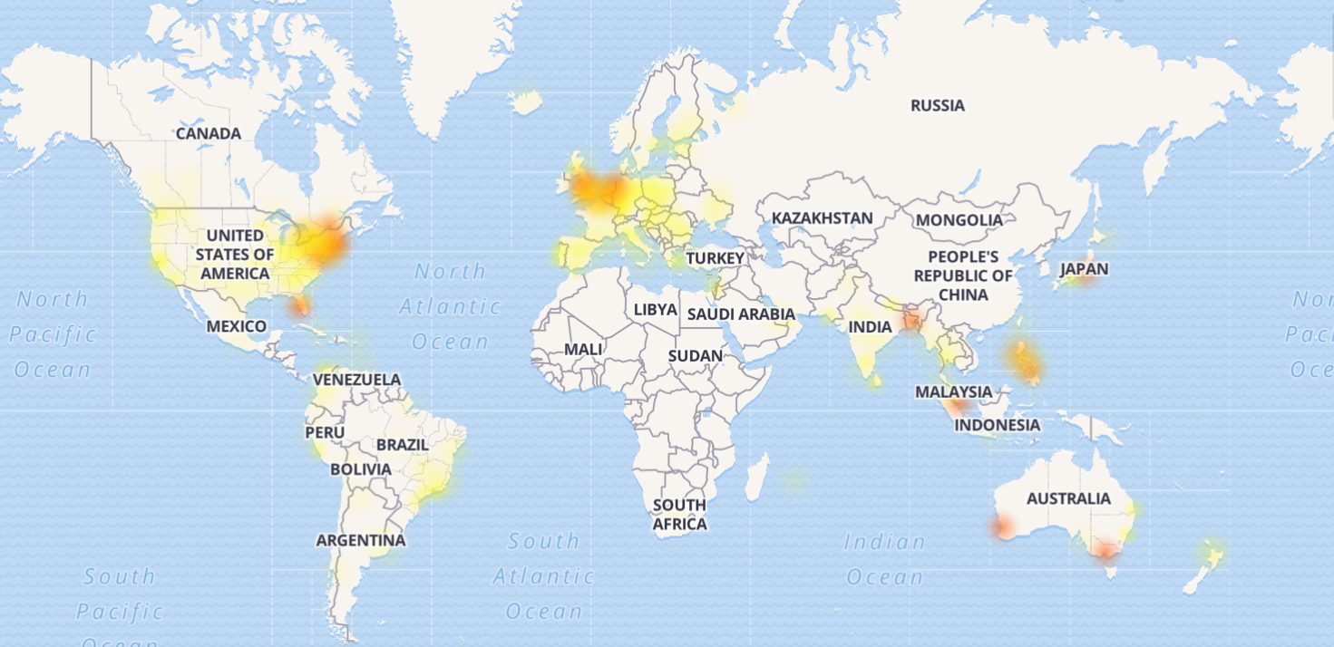 Facebook și Instagram au din nou probleme în mai multe țări