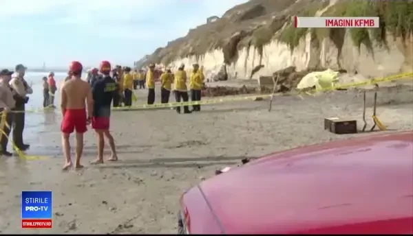 Trei persoane au murit după prăbușirea unei faleze în SUA
