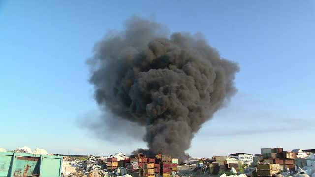 Al doilea incendiu în 3 săptămâni la un depozit de materiale de lângă Oradea