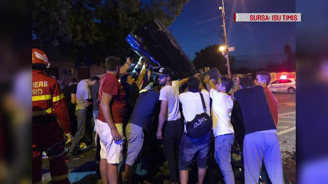 Greșeala unui taximetrist care a provocat un accident în lanț, în Timișoara