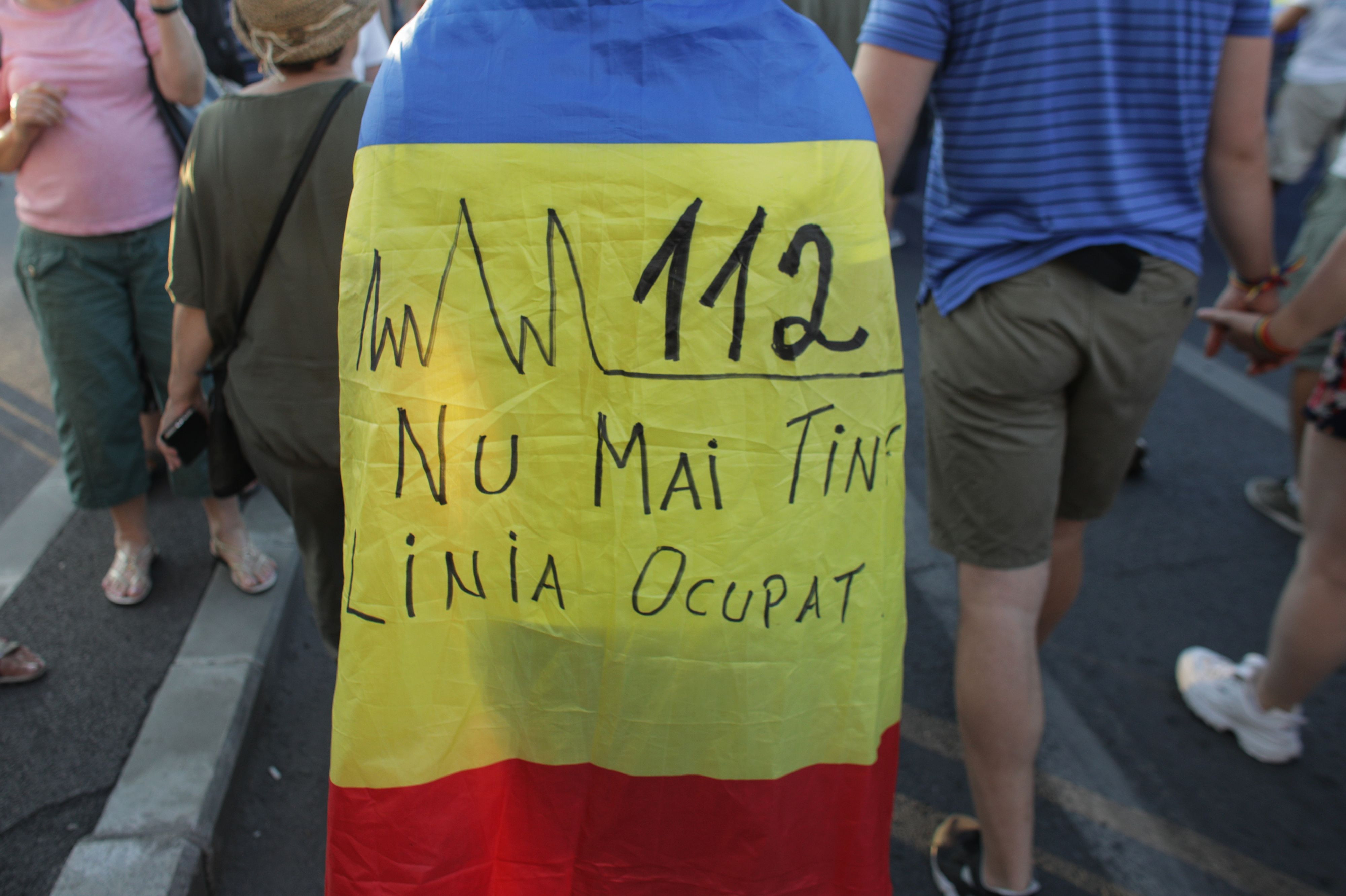GALERIE FOTO cu protestul de pe 10 august din Piața Victoriei