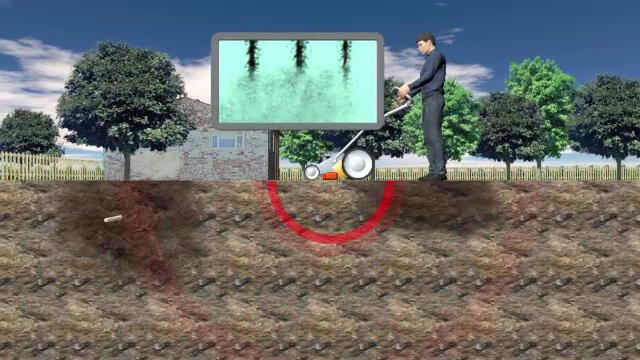 Animație grafică. Curtea lui Gheorghe Dincă, scanată. Ce au descoperit radarele