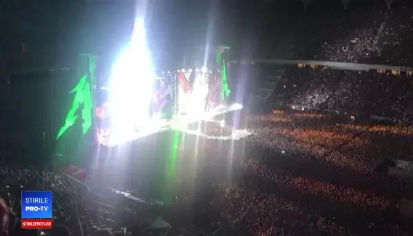 Imagini de la concertul Metallica