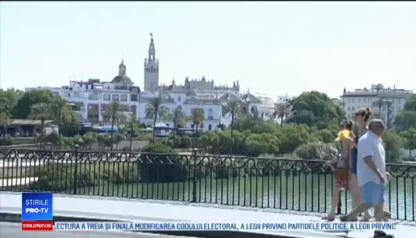 Spania se topește în urma unui nou val de caniculă. Sunt 39 de grade Celsius