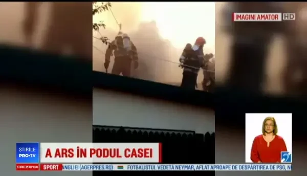 Bărbat găsit carbonizat în podul casei părintești. Cum s-a petrecut tragedia
