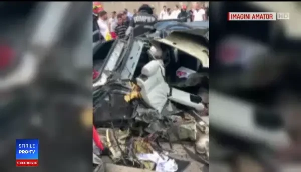Cum s-a întors la nuntă mirele care a făcut accident în drum spre petrecere