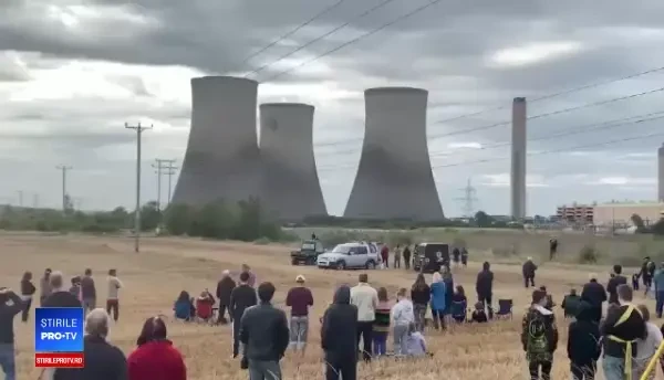 Demolare periculoasă: 50.000 de case, fără curent după o implozie de 10 secunde. VIDEO