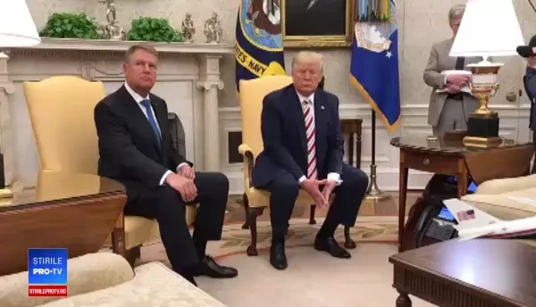 Trump l-a lăudat pe Iohannis: ”Este un om care poate rezolva problema corupției din România”