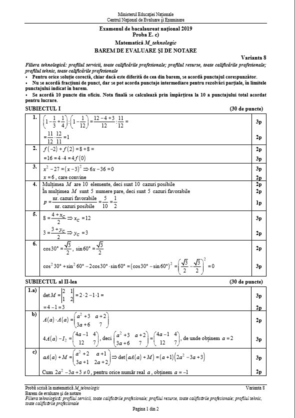 Barem Mate, servicii