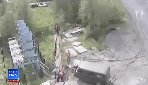 Momentul când un electrician taie un cablu de 6.000 V fără să ştie că e legat la curent