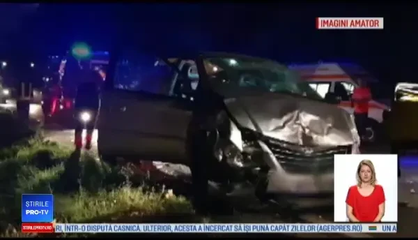 Un mort și 4 răniți, într-un accident în Constanța. ”Am văzut praful, când a ieşit din el”