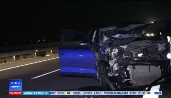 Trei răniţi grav, după o întrecere între maşini pe A3, în Mureş