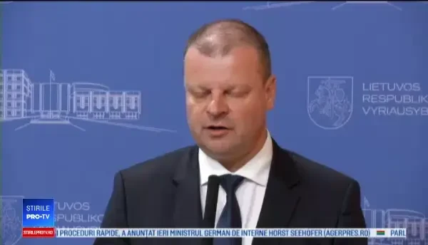 Anunțul șocant făcut de premierul Lituaniei. Suferă de o boală cumplită