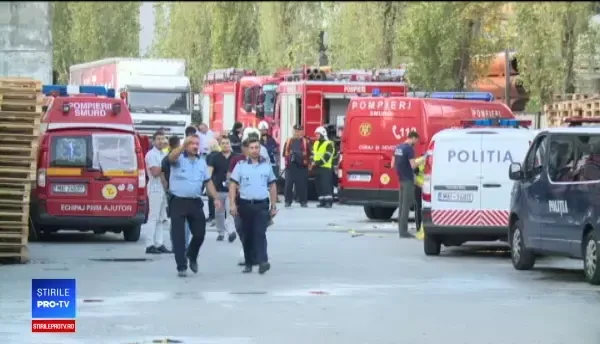 Recipient sub presiune, proiectat prin 5 pereți, la 200 de metri distanță. Un om a murit
