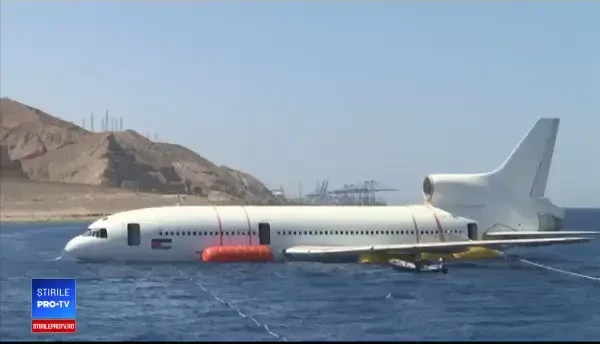 Noua atracţie turistică în Iordan: avion de tip Tristar. Ce se află în interiorul lui