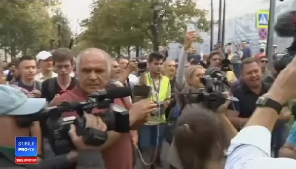 Protest la Moscova față de „represiunea politică”, în prag de alegeri