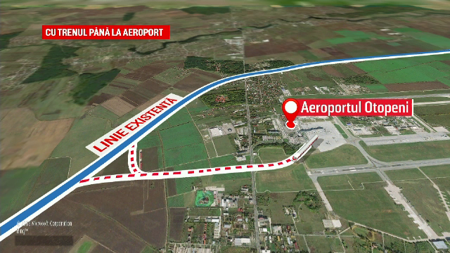 ANIMAŢIE GRAFICĂ: Cum va arăta pasarela de la Otopeni. Pasagerii vor trece printre maşini
