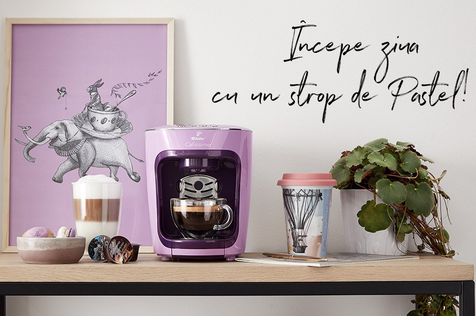 (P) Savoare și culoare. Cum îți faci ce mai bună cafea cu Tchibo Cafissimo mini