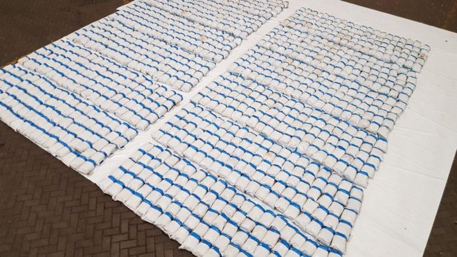 Captură istorică de droguri. Ofițerii au avut nevoie de 6 ore să scoată pachetele