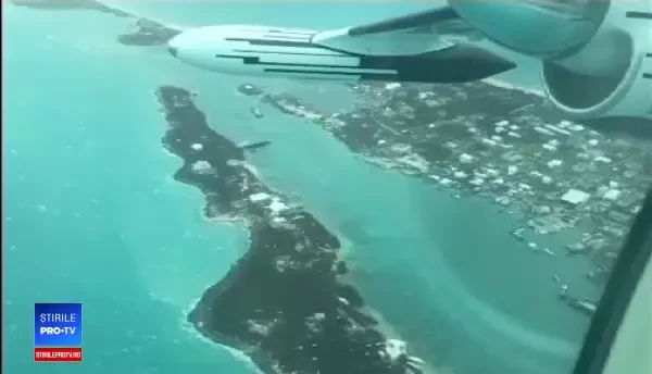 Uraganul Dorian. Insula cu 50.000 de oameni acoperită de ape în proporție de 70%