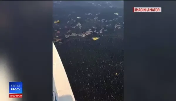 Lacul Snagov, acoperit de dejecții. Lotul olimpic de canotaj și-a anulat antrenamentul