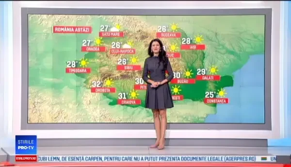 Vreme caldă luni. Unde se vor înregistra 35 de grade