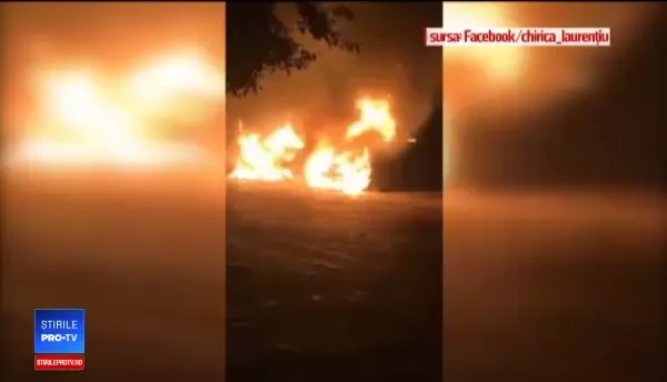 Panică în Galați, după ce mai multe mașini au luat foc. Ce spun autoritățile
