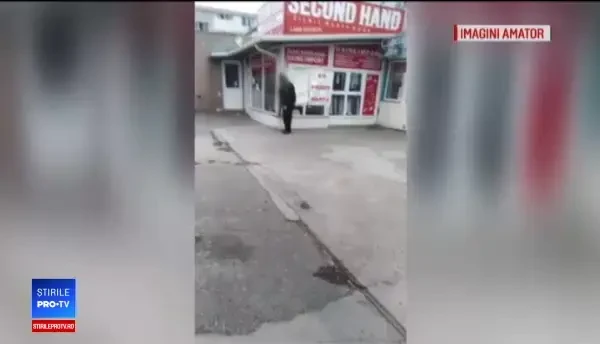 Polițist, filmat abia ținându-se pe picioare. Ce voia să facă în Autogara din Constanța