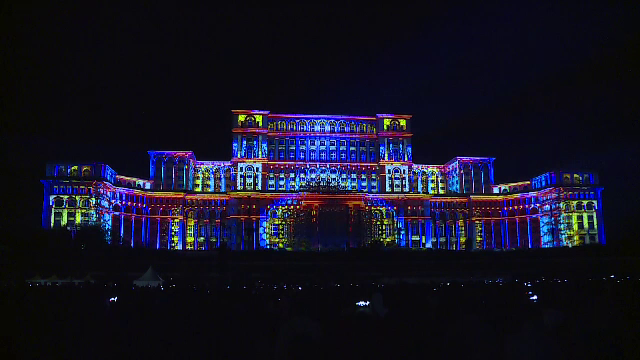 Parlament, video mapping