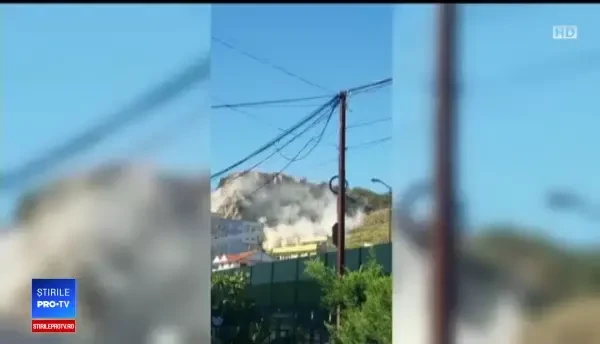 Cutremur în apropierea României. Oameni, loviți de dărâmături când fugeau din case