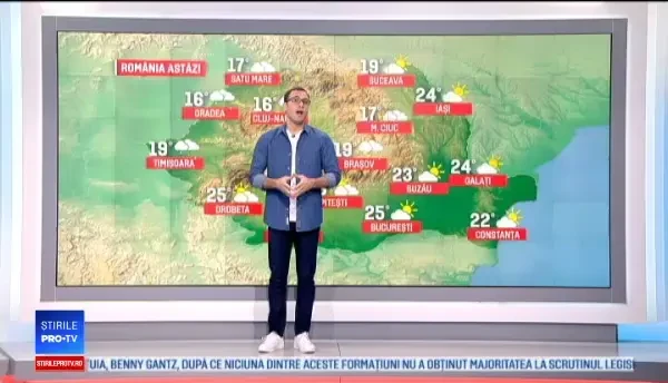 Vremea 23 septembrie 2019. Temperaturile cresc, dar vin ploi în toată ţara