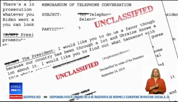 Donald Trump, comparat cu un "şef mafiot" după publicarea conversației cu Zelenski