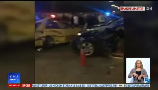 Accident grav în centrul Bucureștiului. „Acea roată putea să ajungă în capul cuiva”