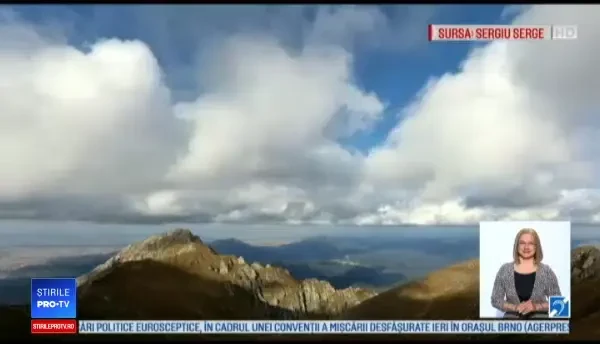 Imagini de vis la munte. Turiștii, încântați de priveliștile oferite de toamnă