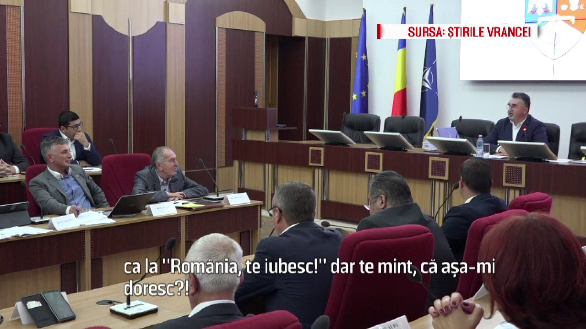 Oprișan a atacat ”România, te iubesc” în ședința CJ Vrancea: ”Păcat! V-ați făcut de râs!”