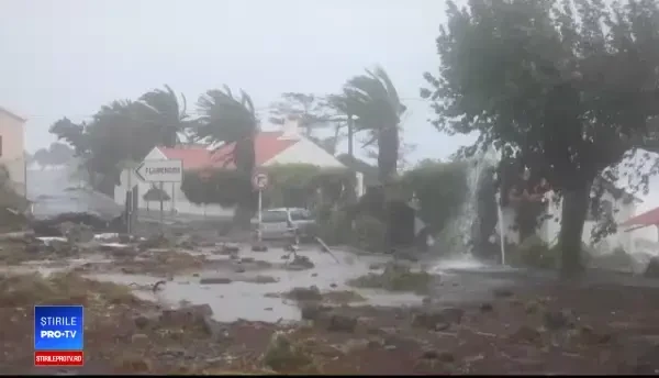 Uraganul Lorenzo a făcut prăpăd în insulele Azore