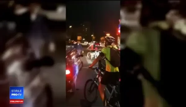 Șoferul care a amenințat un grup de bicicliști cu un pistol, identificat de poliție